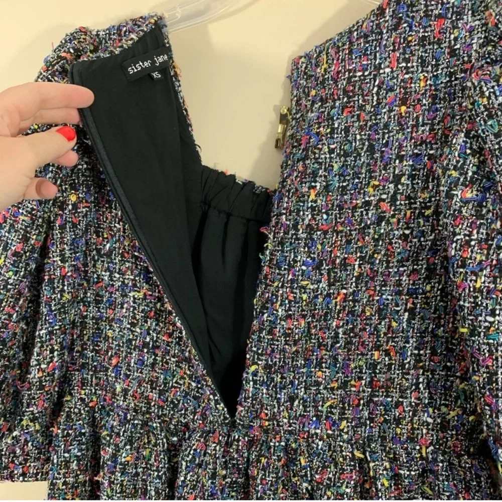 Sister Jane confetti tweed mini dress. Size XS - Picture 6 of 7